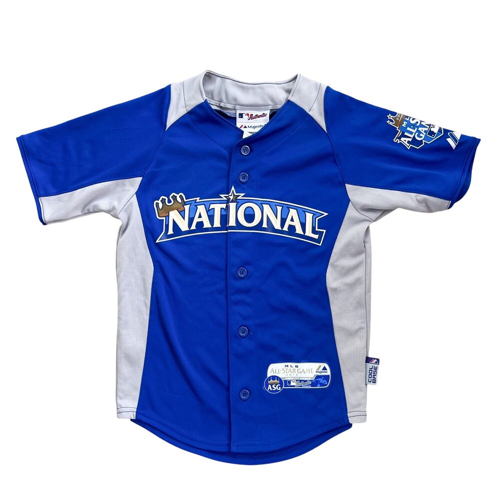 MLB 2012 ALL STAR GAME NATIONAL LEAGUE BLANK COOL BASE AUTHENTIC JERSEY YS